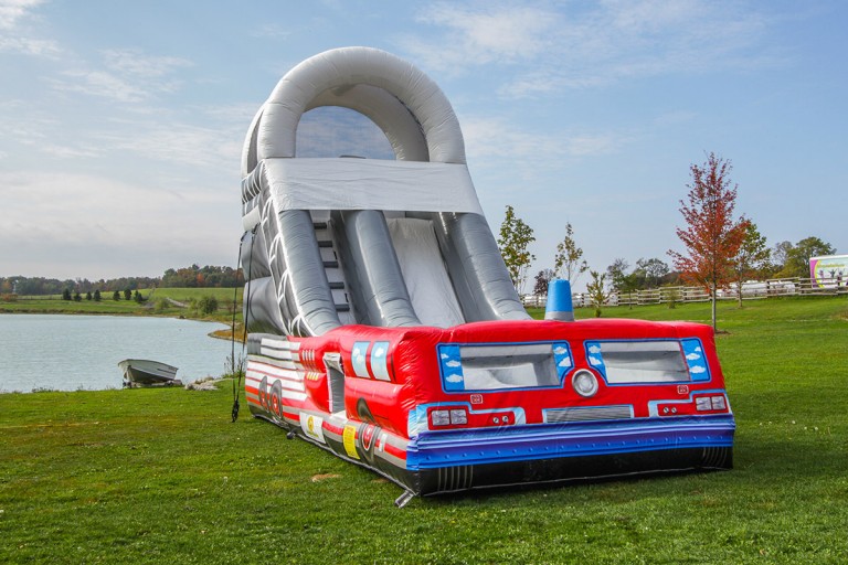 Fire Truck Slide - Air Bounce Inflatables & Party Rentals in Hamilton ...