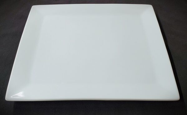 11x13 White China Square Platter - Image 5