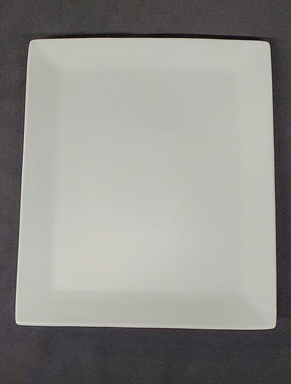 11x13 White China Square Platter - Image 2