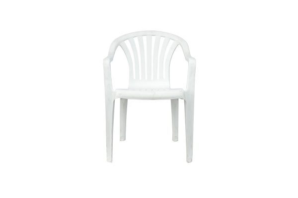 White Stacking Patio Chair