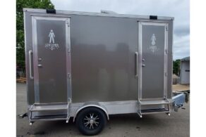 Double Unit Restroom Trailer