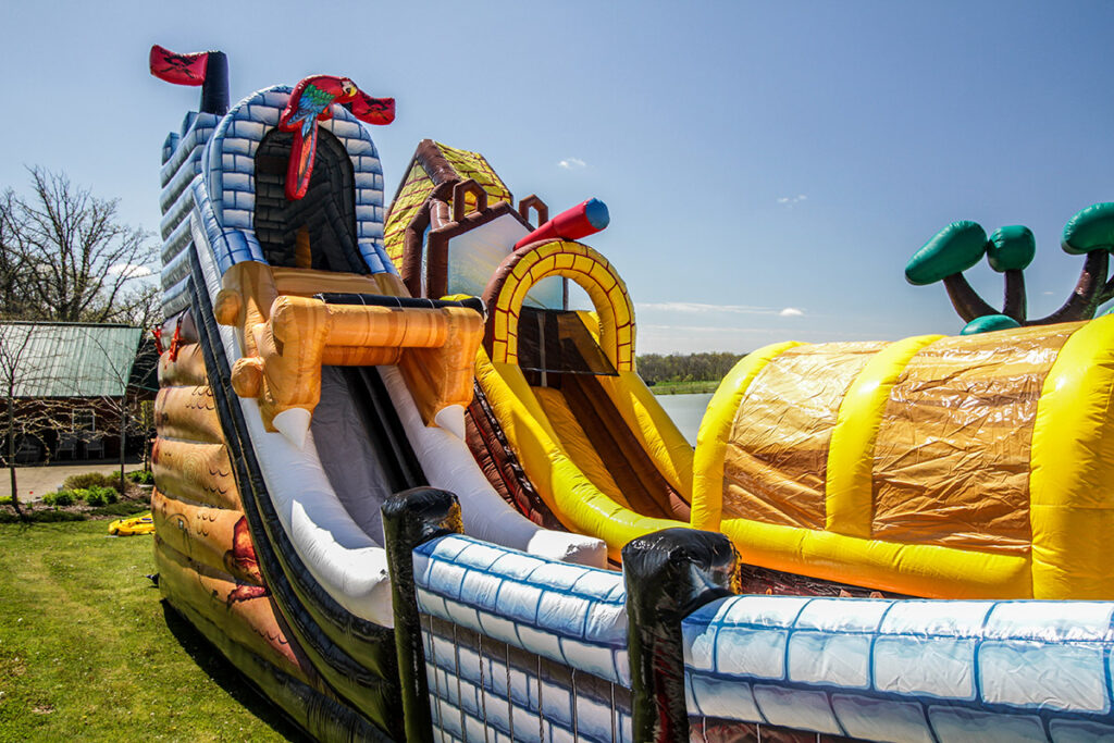 Piffates Inflatable Pirate 4 - Kingdom of Pirates Slide - Air Bounce Inflatables & Party ...