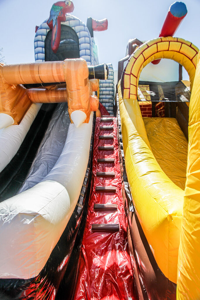 Piffates Inflatable Pirate 4 - Kingdom of Pirates Slide - Air Bounce Inflatables & Party ...