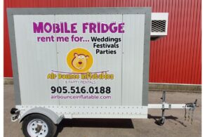 #4 - Small Mobile Fridge Trailer 4'x7'