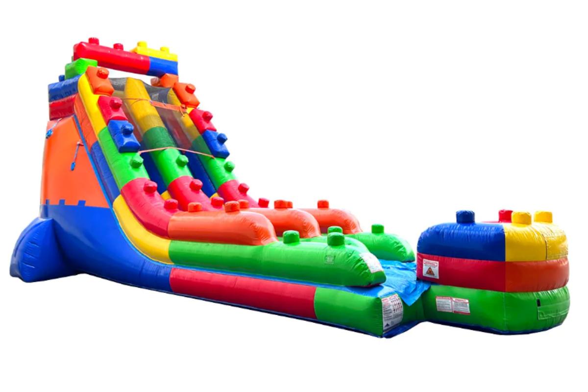 18' Building Block WET Slide